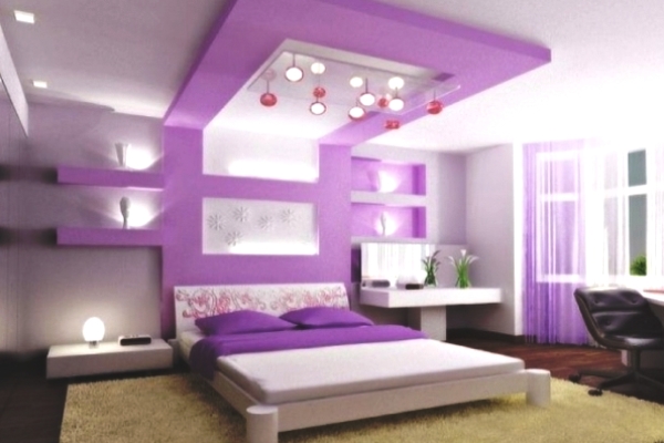  спальни в сиреневом цвете: оттенки фиолетового в интерьере