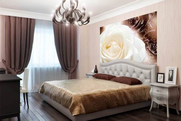 Фотообои для спальни: фото современных, стильных интерьеров