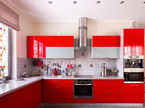 Кухня в красном цвете: дизайн, фото – идеи и советы